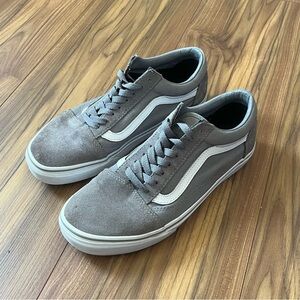 Vans Gray and White Old Skools